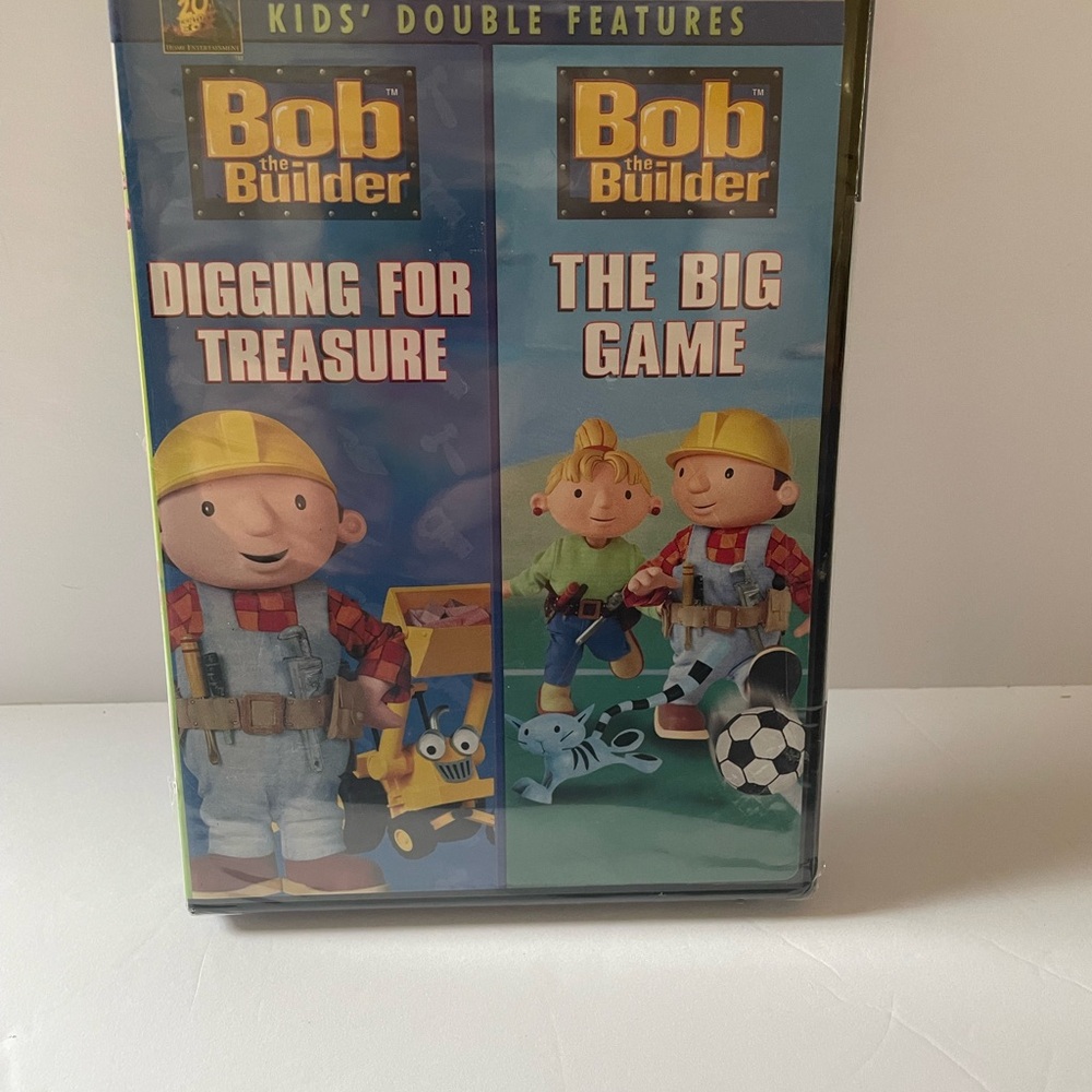 Bob the Builder Kids' Double Feature DVD Digging For Treasure & The Big Game